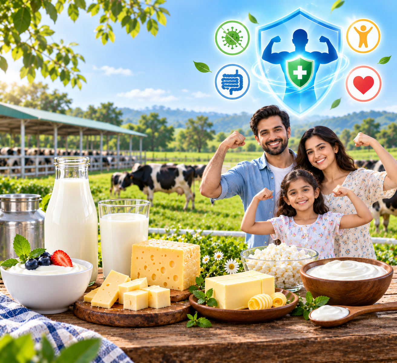 Dairy Products Boost Immunity Naturally