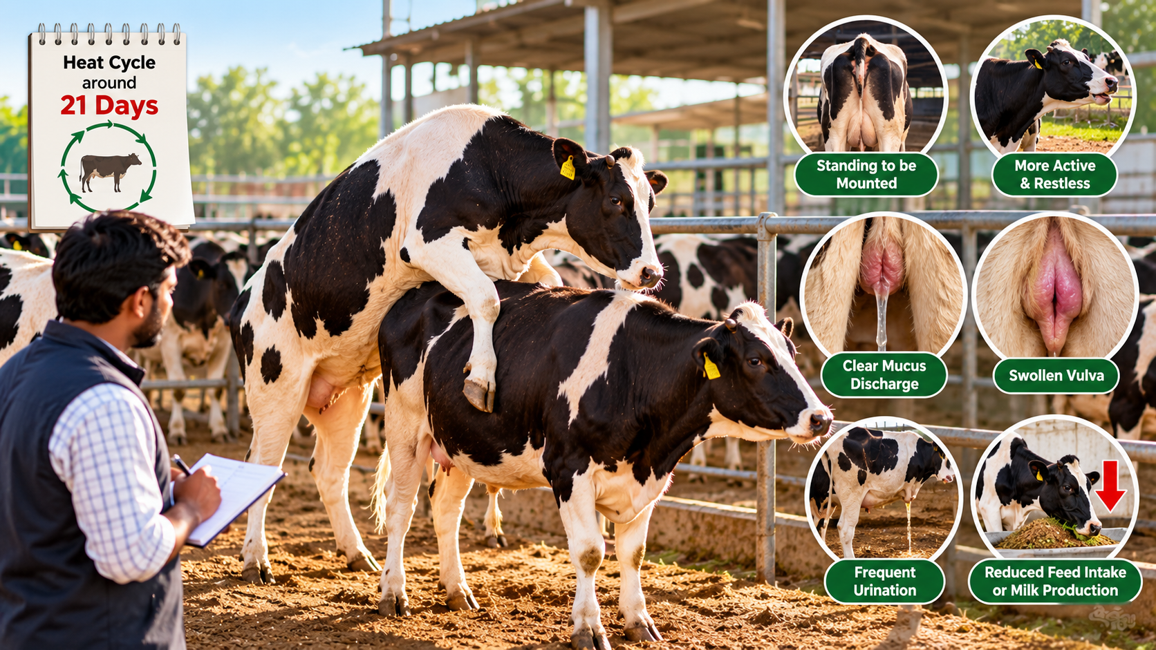 How to Identify Heat in Dairy Cattle: A Practical Guide for Farmers